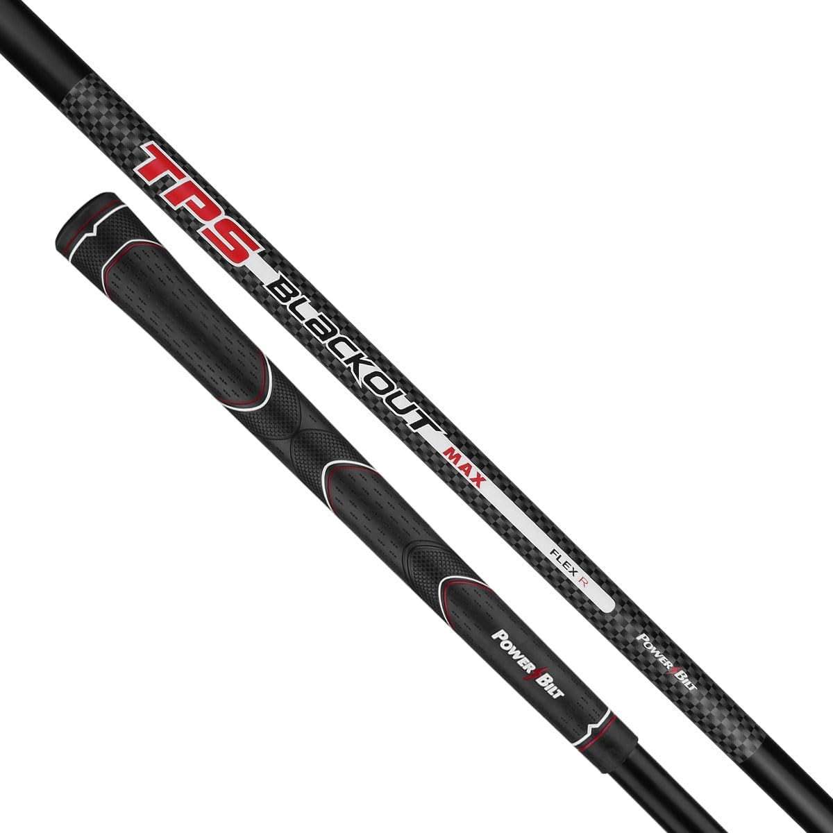 Powerbilt TPS Blackout Max Driver, Men's 10.5 Degree in Black/Red with Headcover