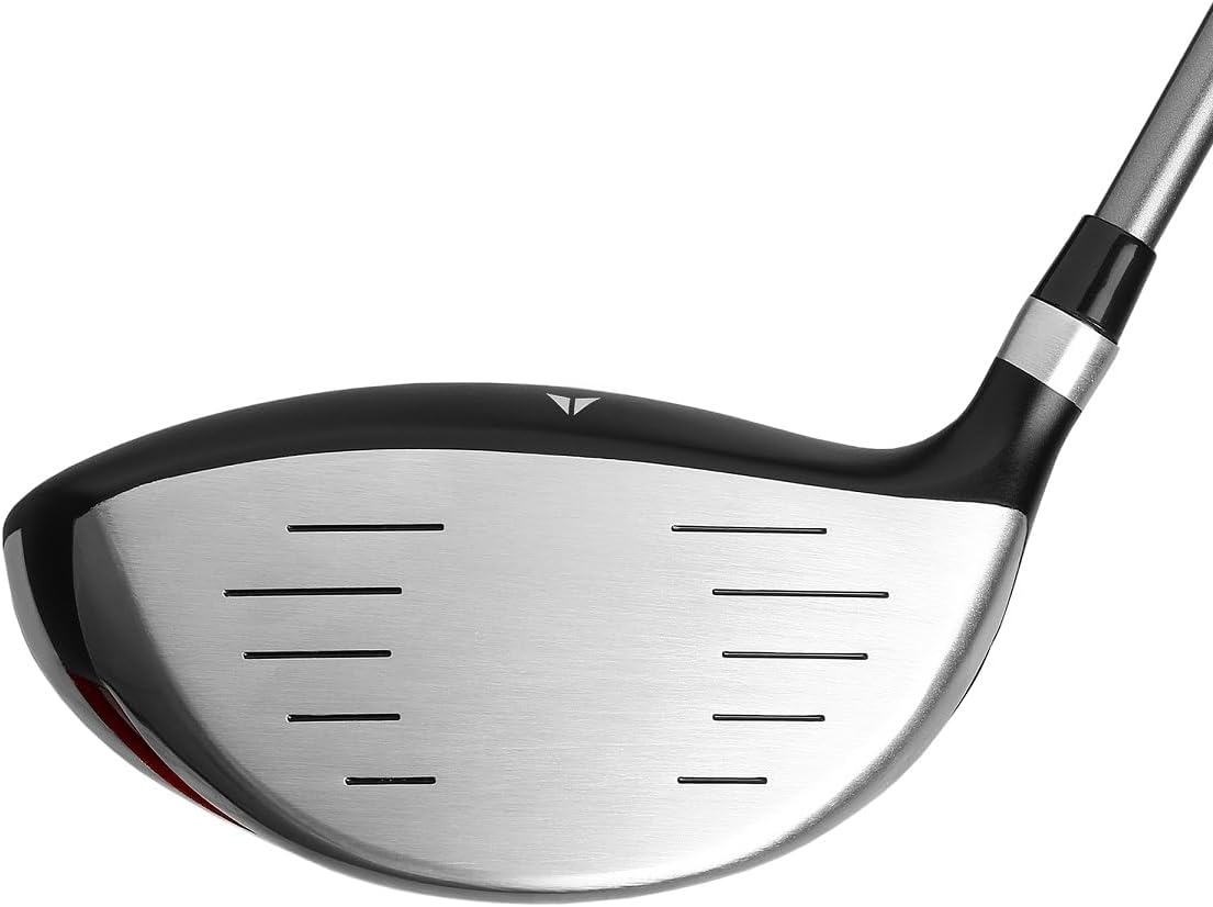 Powerbilt TPS Blackout Max Driver, Men's 10.5 Degree in Black/Red with Headcover