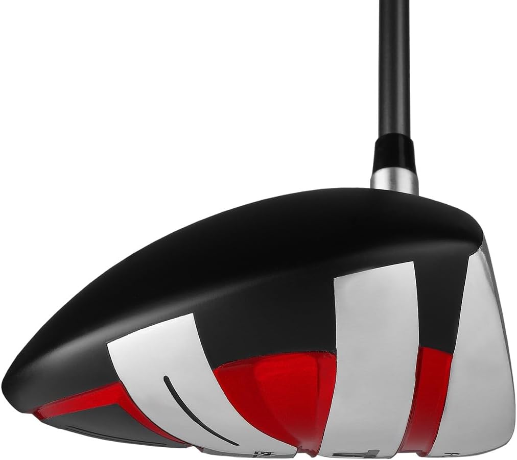 Powerbilt TPS Blackout Max Driver, Men's 10.5 Degree in Black/Red with Headcover
