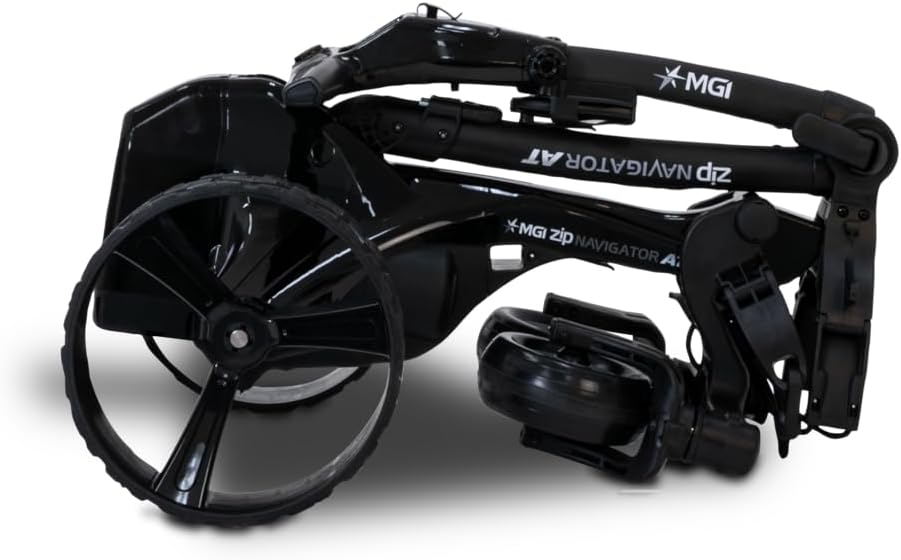 MGI Zip Navigator All Terrain Electric Golf Cart - 36 Hole Battery - Remote Control - (Drink, Umbrella, GPS-Phone)