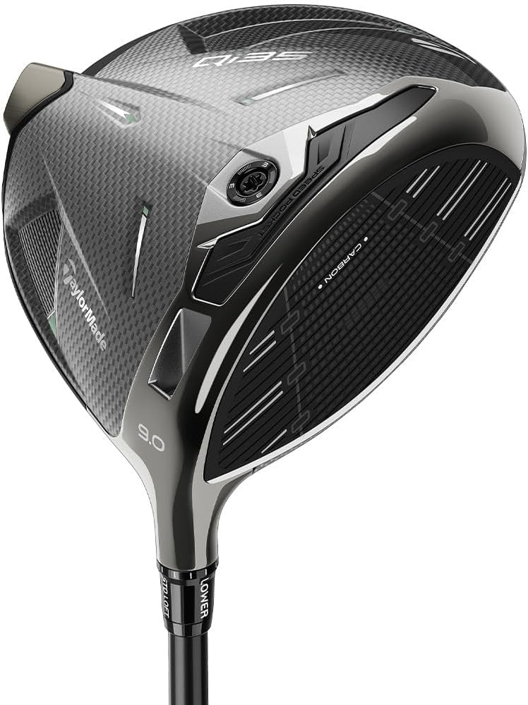TaylorMade Qi35 Driver Golf Club, Optimized for Ideal Launch and Spin, Customizeable Weight Distribution for Distance and Forgiveness