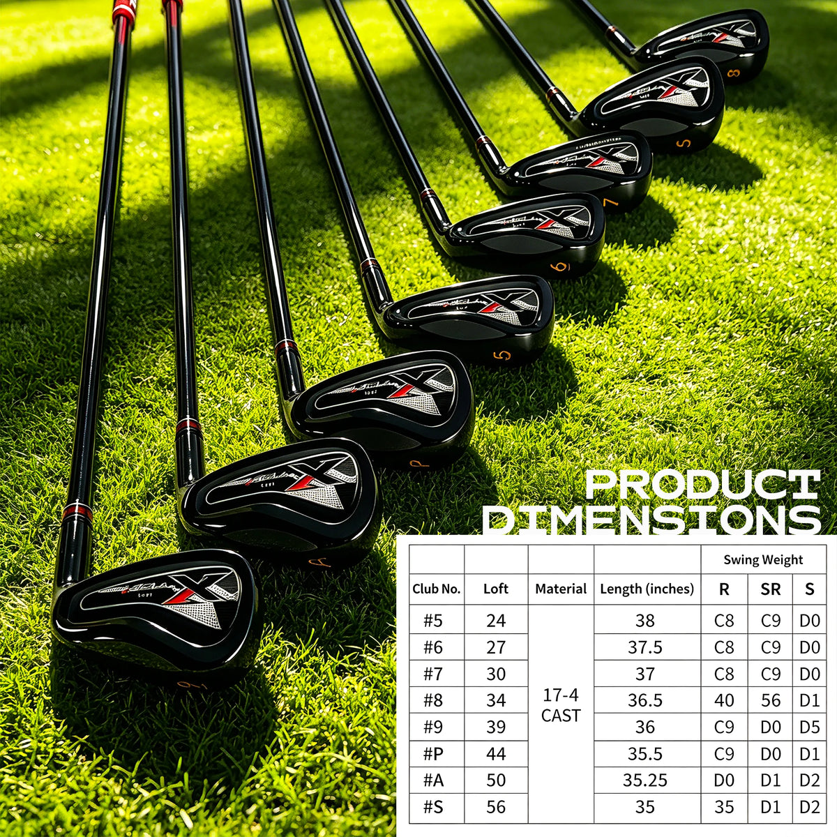 TDX Men's Golf Irons