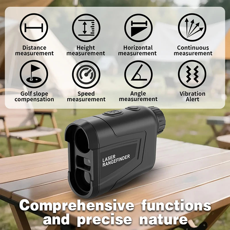 Golf Range Finder 1200 Yards 6X Magnification Golf Laser Rangefinder with Slope Flag Lock Vibration