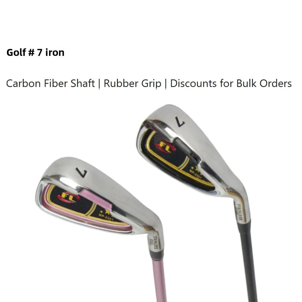 Golf Putter - 37-inch Carbon Shaft Rubber Grip for Men & Women - Easy Flop Shots – Legal for Tournament Play- Right Handed Pink