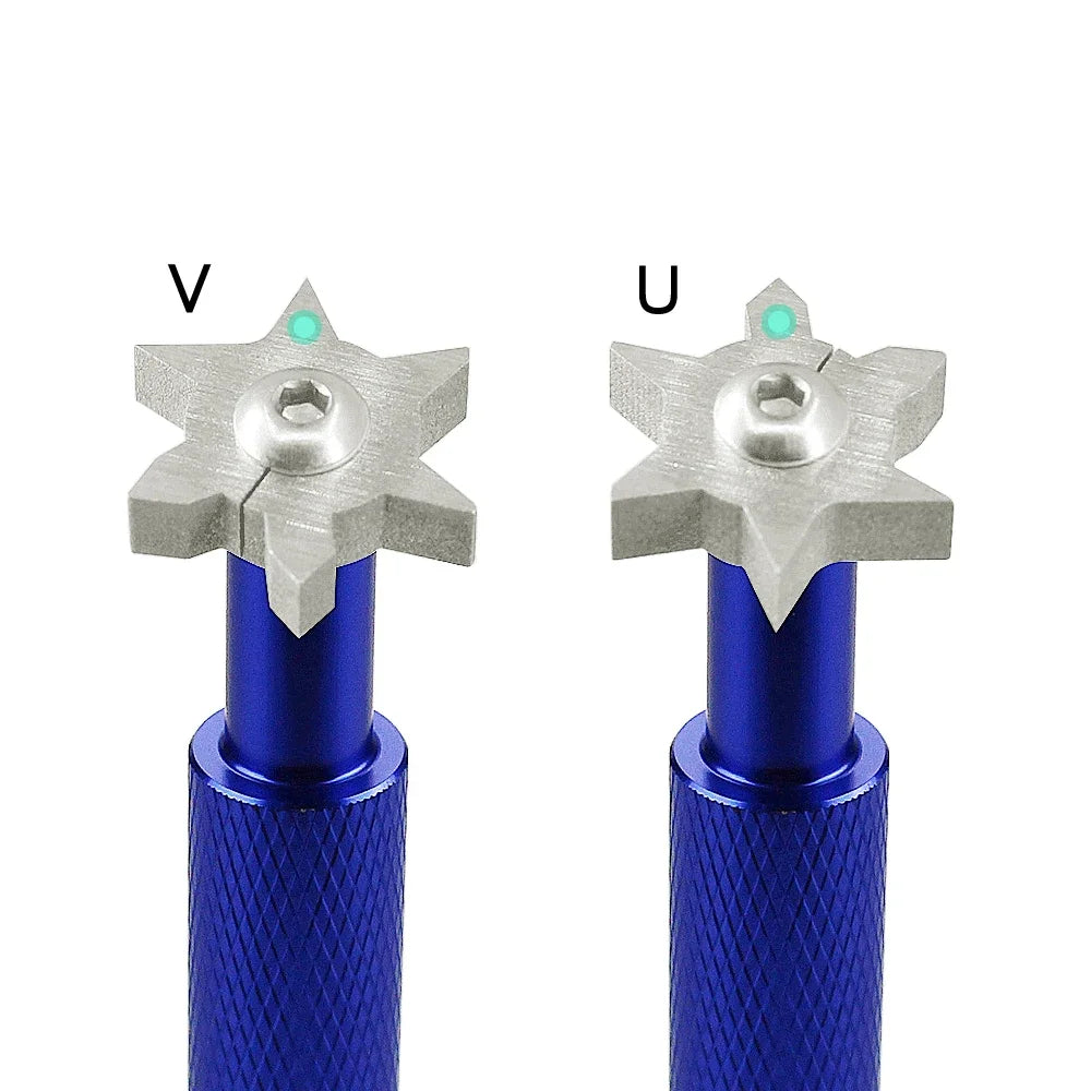 Golf Sharpener, Grooving Sharpening Tool for Golf Clubs, Golf Club Sharpening Head, Strong Wedge, Alloy Wedge Sharpening cut