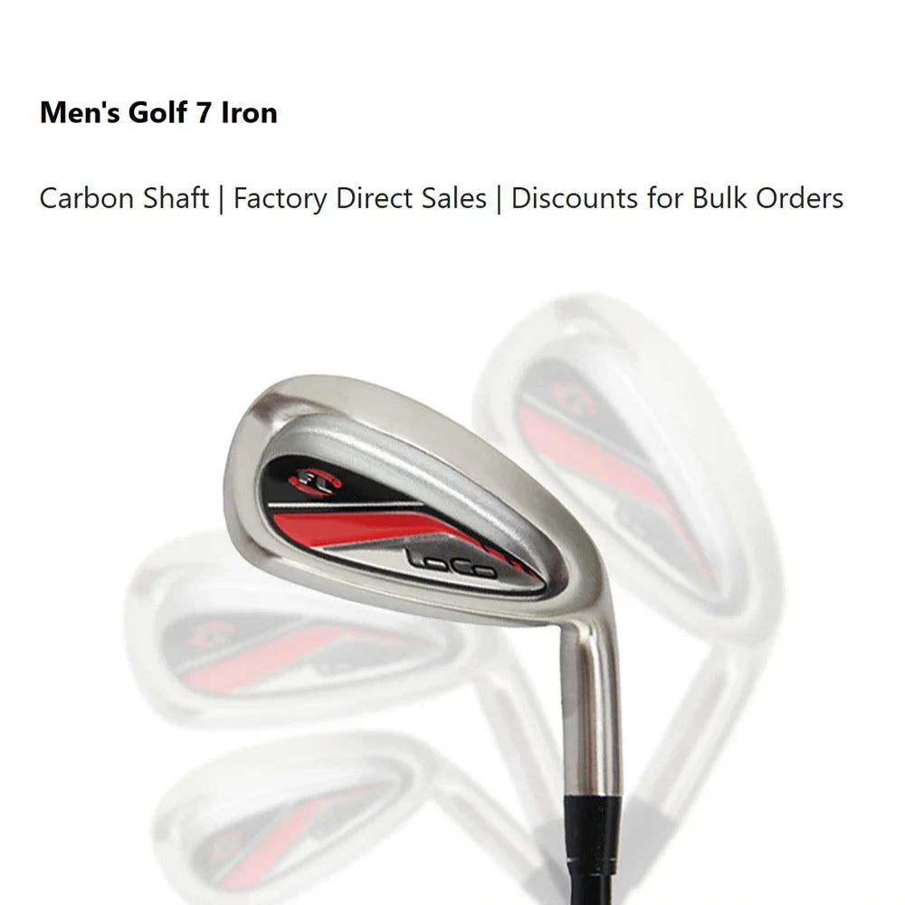 Golf Putter 7 Iron - 37" Carbon Shaft Golf Clubs for Men Women Sand Wedge Cue Driver Pitching Wedge Chipper Putters Golf Irons