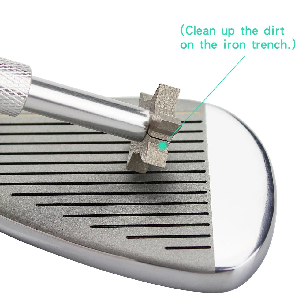 Golf Sharpener, Grooving Sharpening Tool for Golf Clubs, Golf Club Sharpening Head, Strong Wedge, Alloy Wedge Sharpening cut