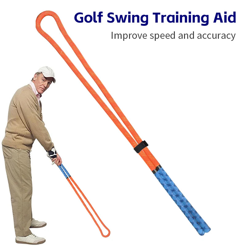 Golf Swing Trainer Aid Portable Tempo Ball Practice Tool for Birthday Gifts Golf Club Swing Practice Rope for Golfer Lovers