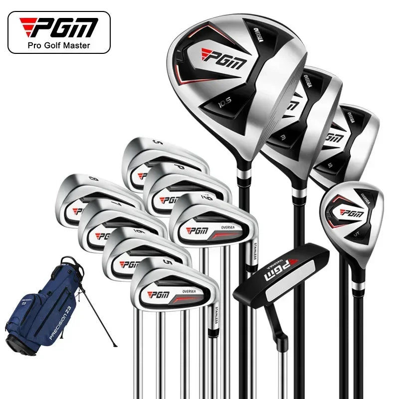 PGM Men's Golf Clubs Sets Right or Left Handed Complete Beginner's Full Golf Set 9/12 Branch High Fault Tolerance Golf Supplies