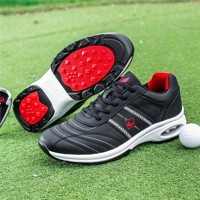 OIMKOI Men Golf Shoes Casual Breathable Waterproof Non-slip Golf Outdoor Training Shoes