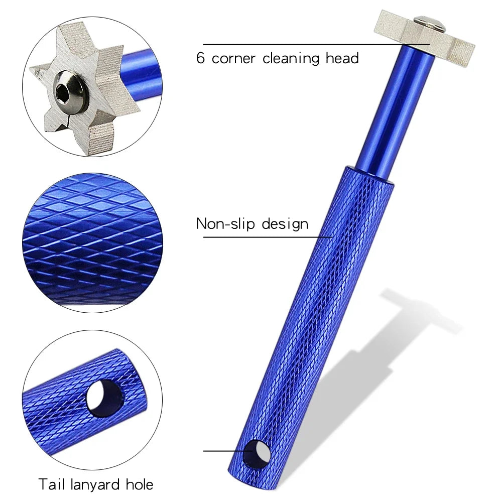 Golf Sharpener, Grooving Sharpening Tool for Golf Clubs, Golf Club Sharpening Head, Strong Wedge, Alloy Wedge Sharpening cut