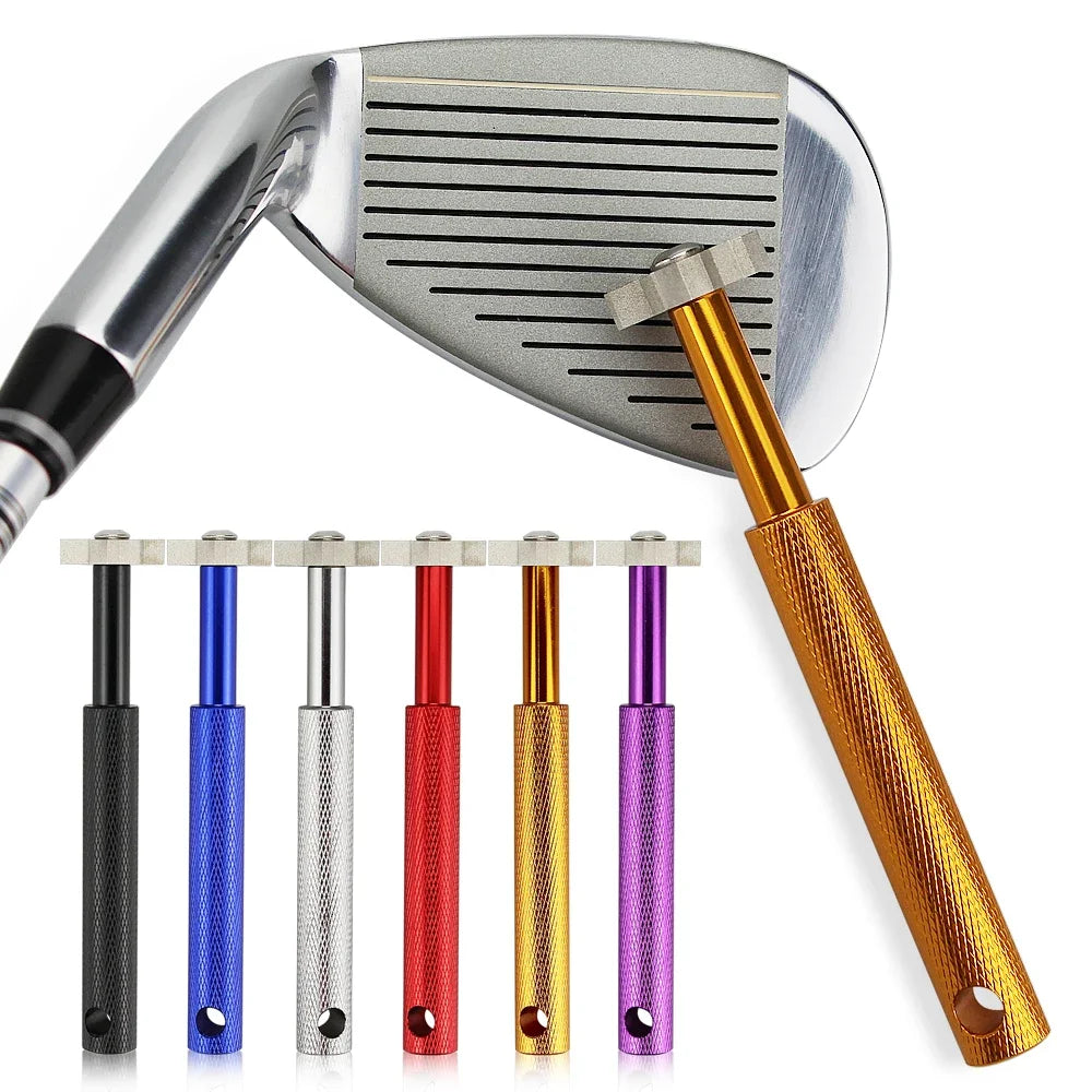 Golf Sharpener, Grooving Sharpening Tool for Golf Clubs, Golf Club Sharpening Head, Strong Wedge, Alloy Wedge Sharpening cut