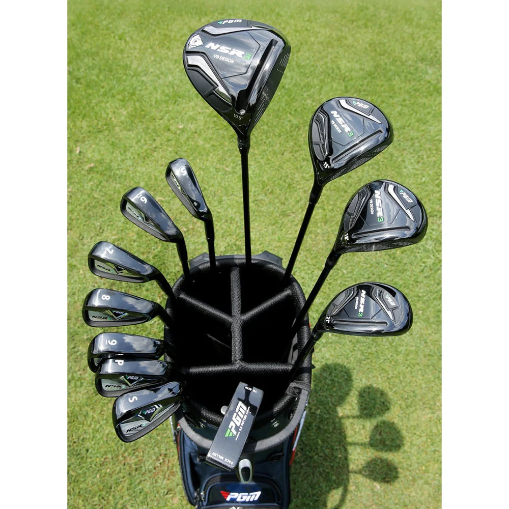 PGM NSR3 Men Carbon Shaft Golf Clubs R/S Iron Ultra-light Right Hand  Professional Practice Pole Angle Adjustable 12 pcs