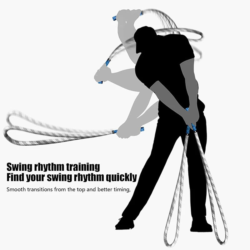 Golf Swing Trainer Aid Portable Tempo Ball Practice Tool for Birthday Gifts Golf Club Swing Practice Rope for Golfer Lovers