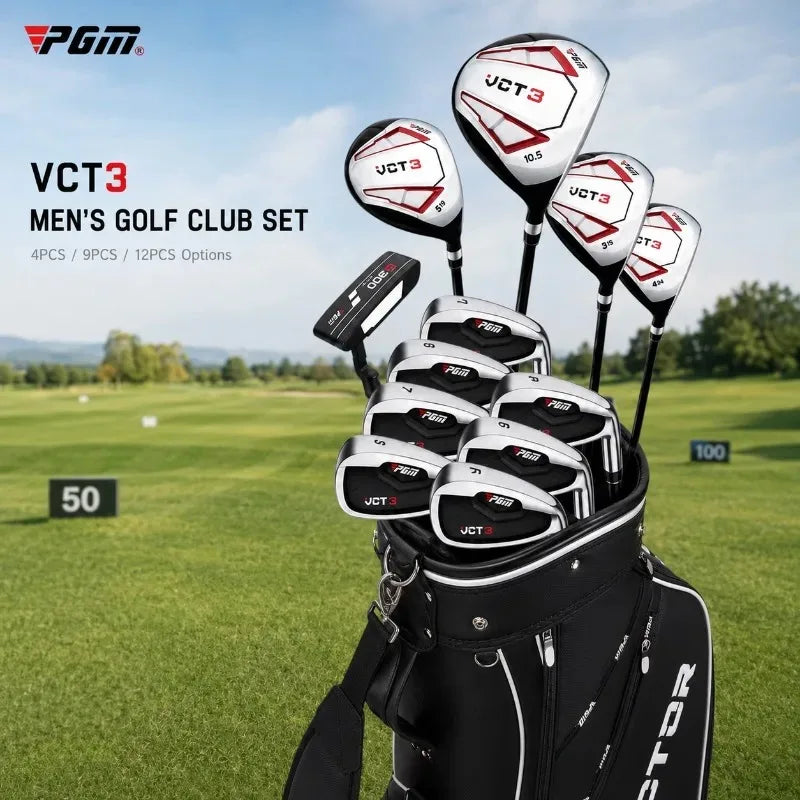 PGM Golf Clubs Complete Sets Men Beginners 4/9/12 Club and Bag