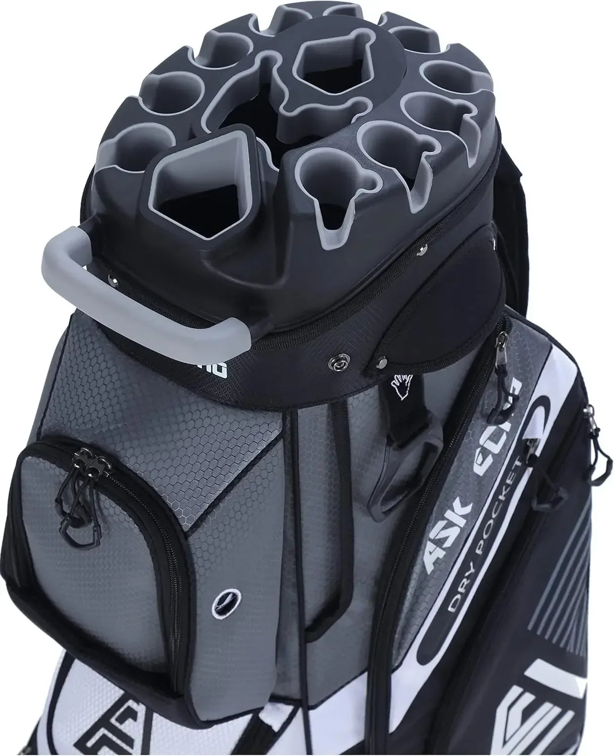 Premium 14-Way T-Lock Golf Cart Bag with Handles & Rain Cover Customized