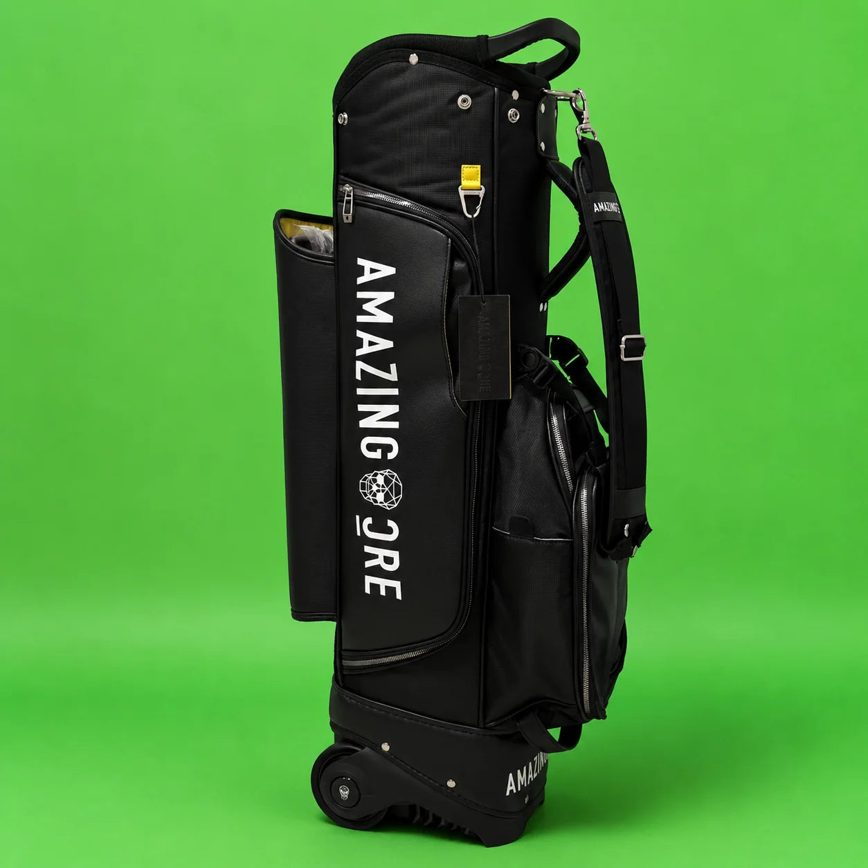 2026 Luxury Golf Travel Bag with Wheels Men Women Large Capacity Waterproof Club Bag with Cover Pockets
