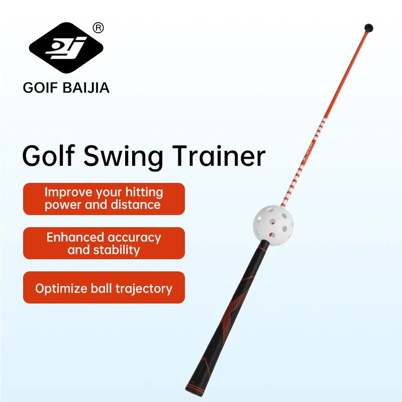 Golf Hollow Ball Swing Practice Stick - Short Version, Understand the Strength of the Swing through the Sound