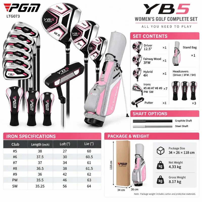 PGM LTG073 Women's Complete Golf Sets