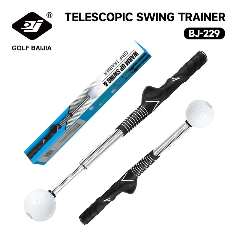 Golf Swing Practice Stick Telescopic Golf Swing Trainer Posture Corrector Practice Golf ExerciseGolf Swing Master Training Aid