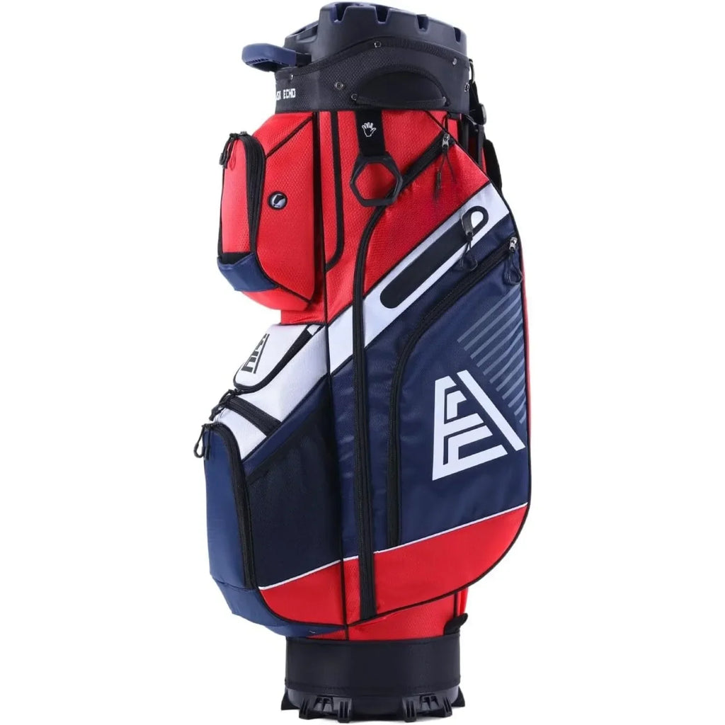 Premium 14-Way T-Lock Golf Cart Bag with Handles & Rain Cover Customized