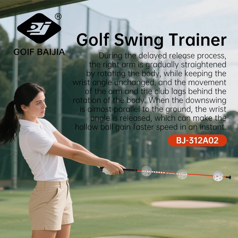Golf Hollow Ball Swing Practice Stick - Short Version, Understand the Strength of the Swing through the Sound