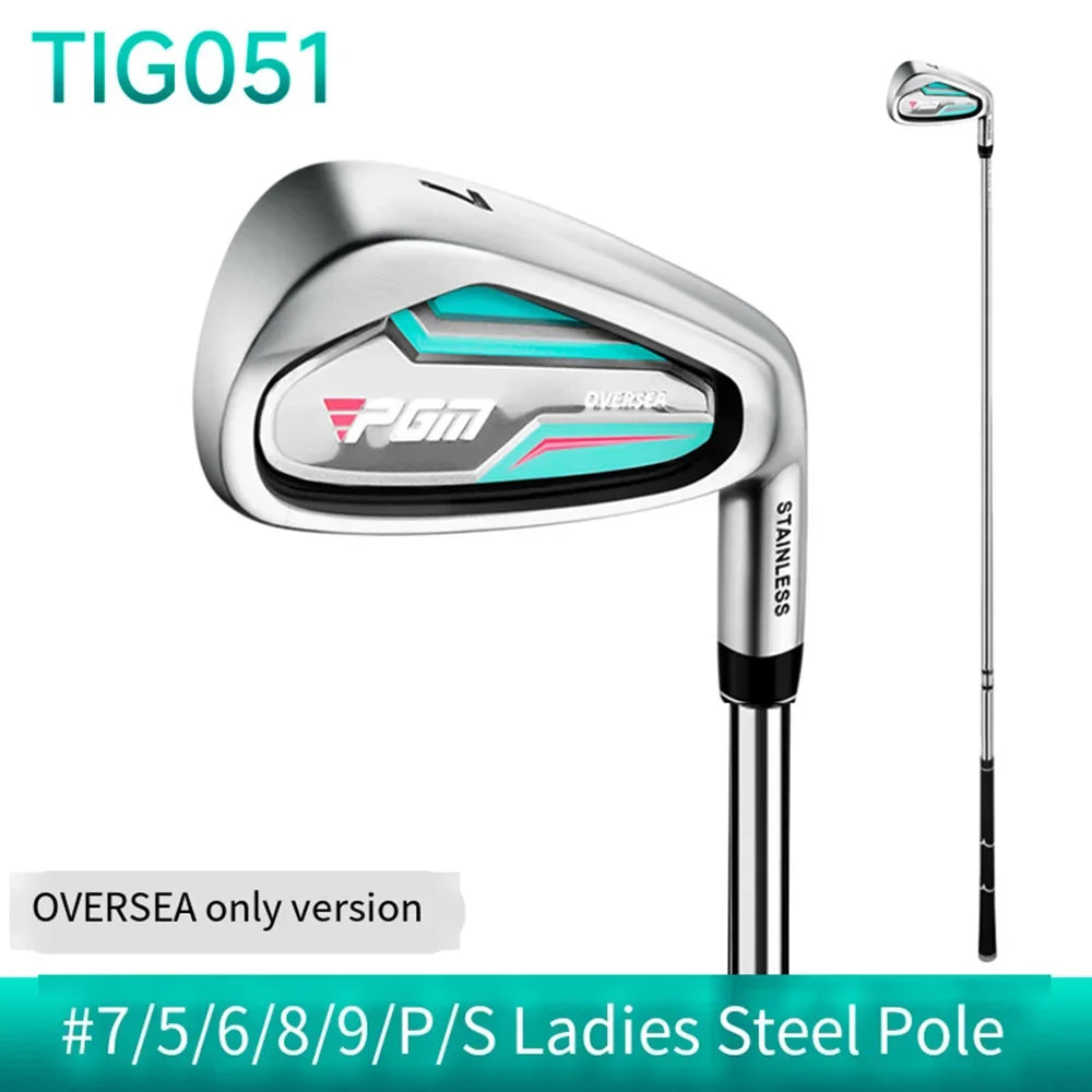 PGM Golf Clubs,#5/6/7/8/9/P/S IRON Right Handed Practice Pole, Men & Women Carbon Shaft Stainless Steel Head Golf Clubs TIG051