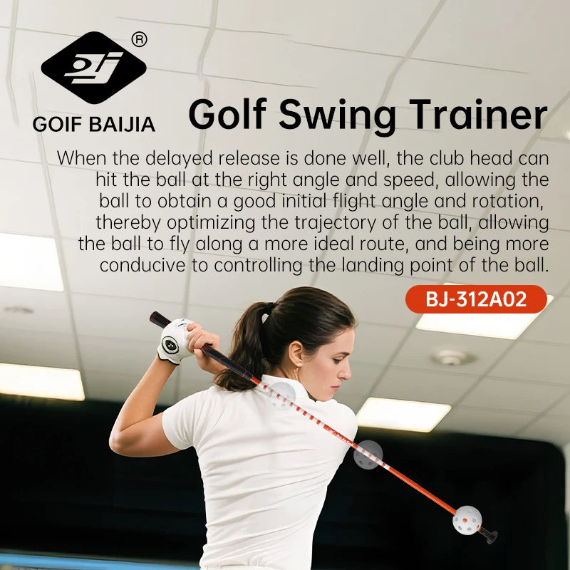 Golf Hollow Ball Swing Practice Stick - Short Version, Understand the Strength of the Swing through the Sound