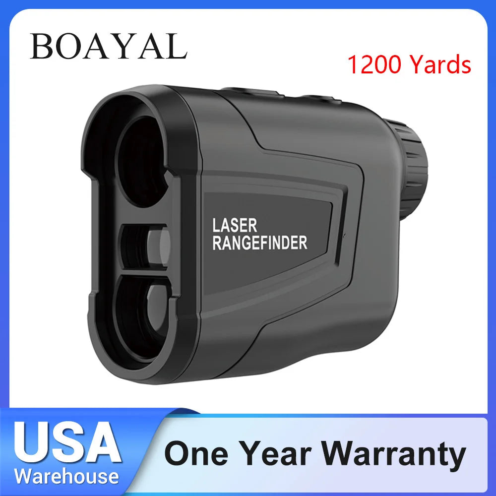 Golf Range Finder 1200 Yards 6X Magnification Golf Laser Rangefinder with Slope Flag Lock Vibration