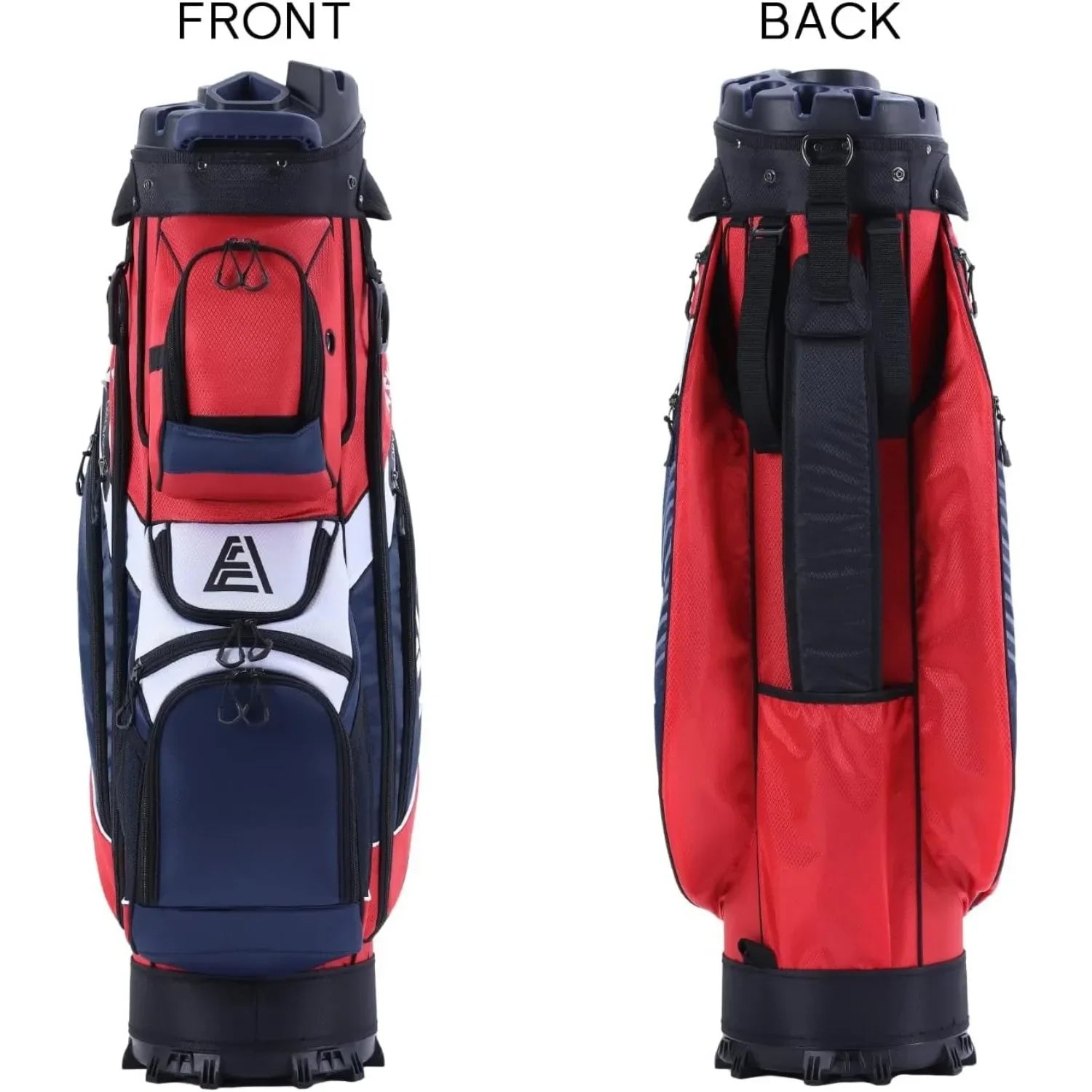 Premium 14-Way T-Lock Golf Cart Bag with Handles & Rain Cover Customized