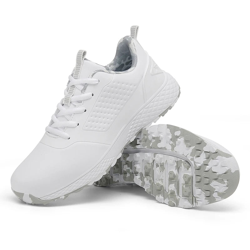 Women Golf Shoes Pink Professional Golfer Sport Sneakers Men Non-slip Spikeless Golf Turf Golfing Walking Shoes