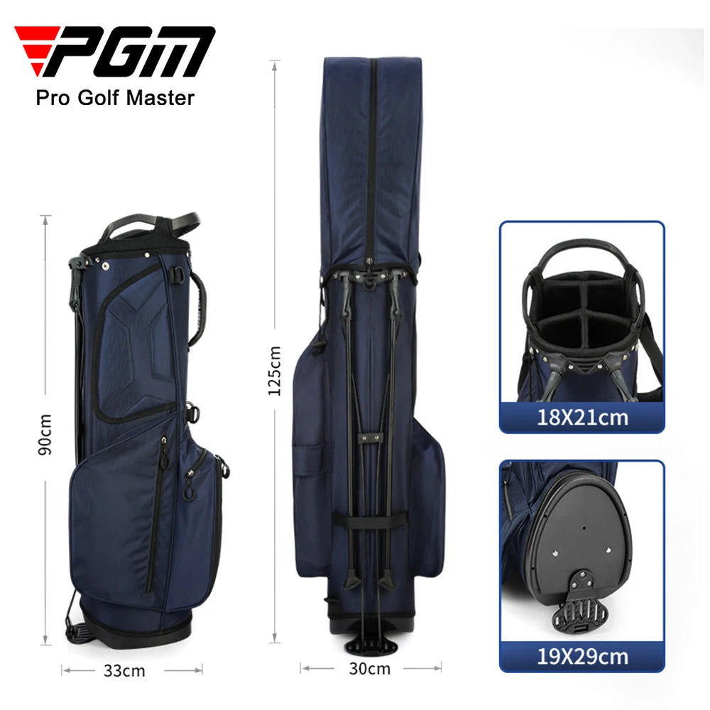 PGM QB074 Golf Bag Multi functional Stand Bag Lightweight Portable Edition Can Hold a Full Set of Clubs