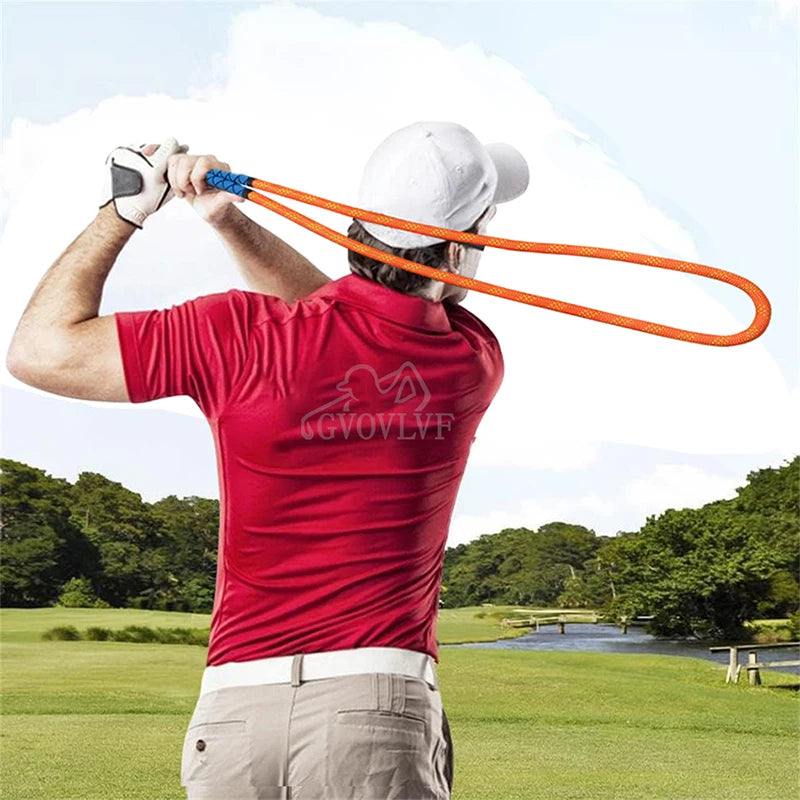 Golf Swing Trainer Aid Portable Tempo Ball Practice Tool for Birthday Gifts Golf Club Swing Practice Rope for Golfer Lovers