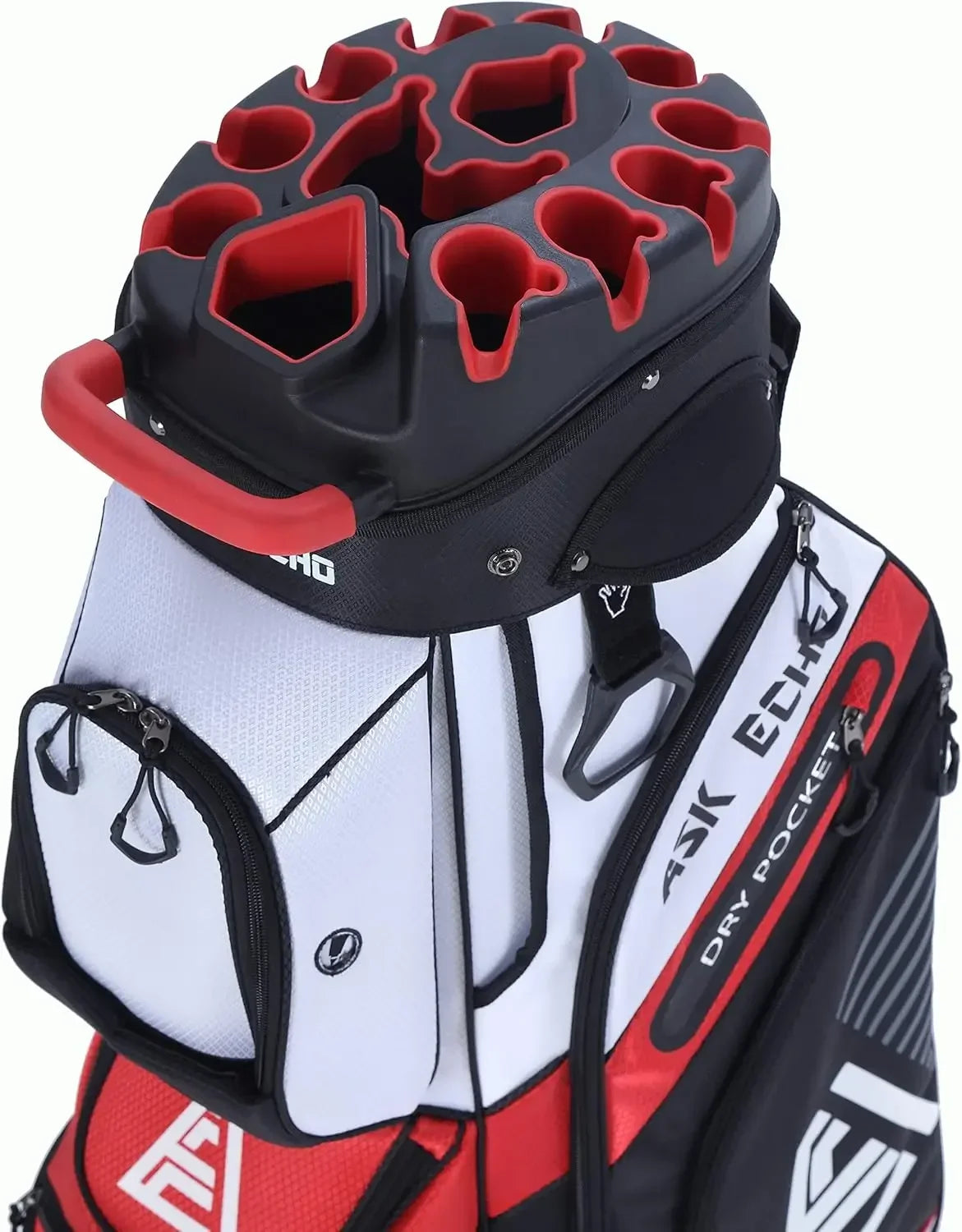 Premium 14-Way T-Lock Golf Cart Bag with Handles & Rain Cover Customized