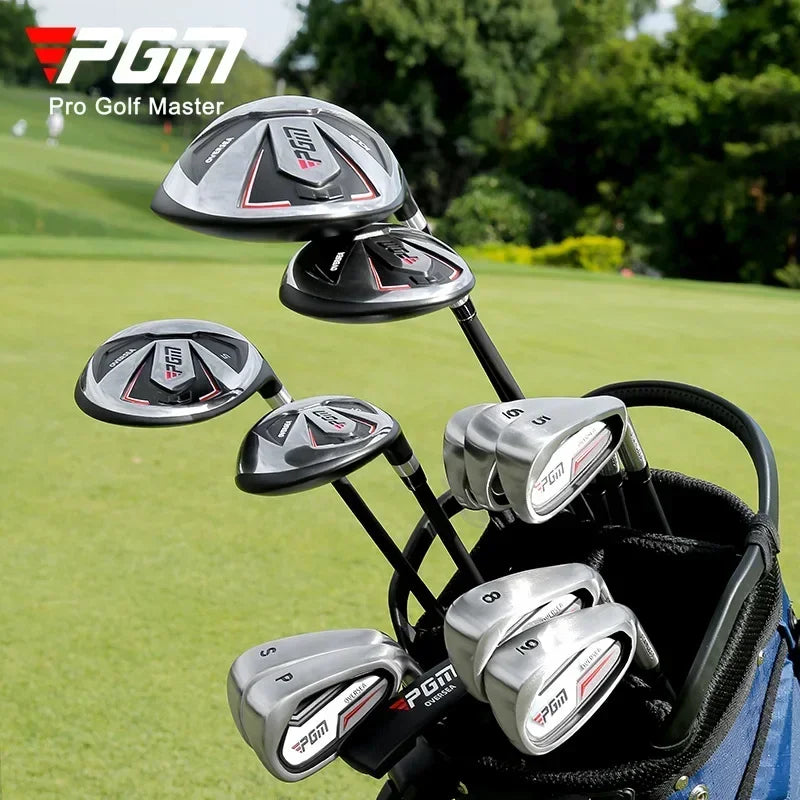 PGM Men's Golf Clubs Sets Right or Left Handed Complete Beginner's Full Golf Set 9/12 Branch High Fault Tolerance Golf Supplies