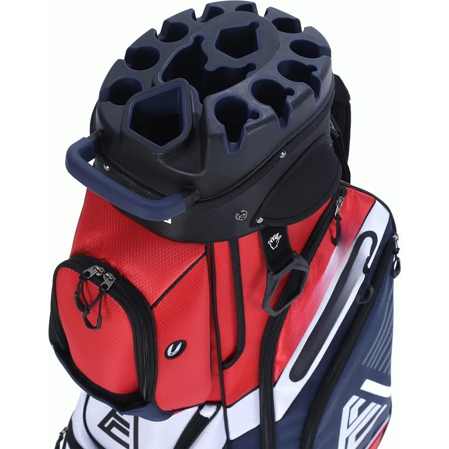 Premium 14-Way T-Lock Golf Cart Bag with Handles & Rain Cover Customized