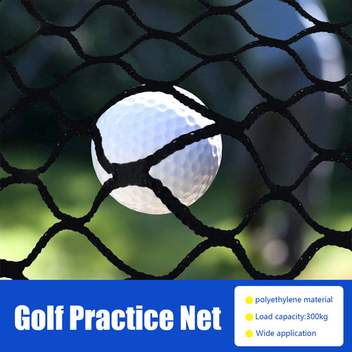 3x3m Golf Sports Practice Barrier Net, Golf Ball High Impact Net, Golf Training Aid for Indoor Outdoor Sports, 10 X 10 Ft