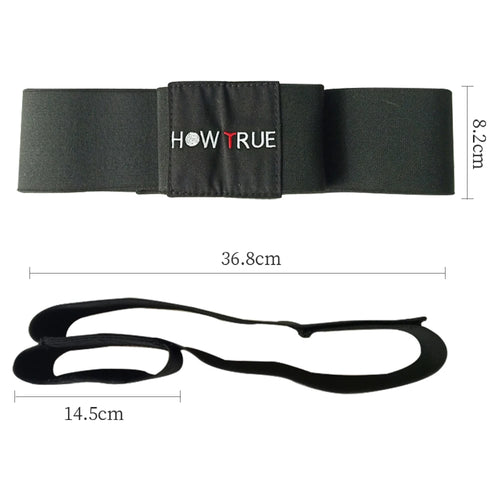 1Pcs Golf Swing Training Arm Band Golf Hand Posture Corrector Black Nylon Elastic Training Belt for Golf Beginner Practicing