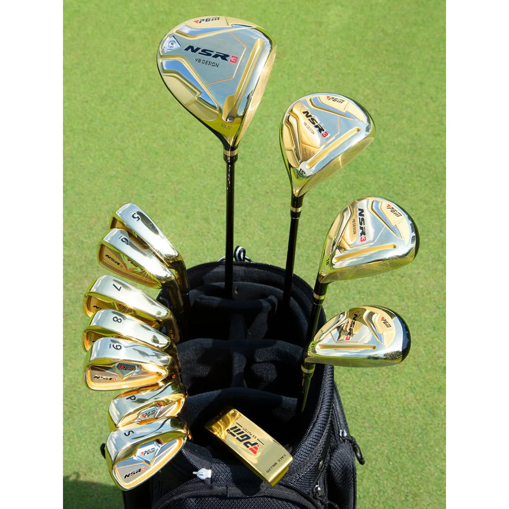 PGM NSR3 Men Carbon Shaft Golf Clubs R/S Iron Ultra-light Right Hand  Professional Practice Pole Angle Adjustable 12 pcs
