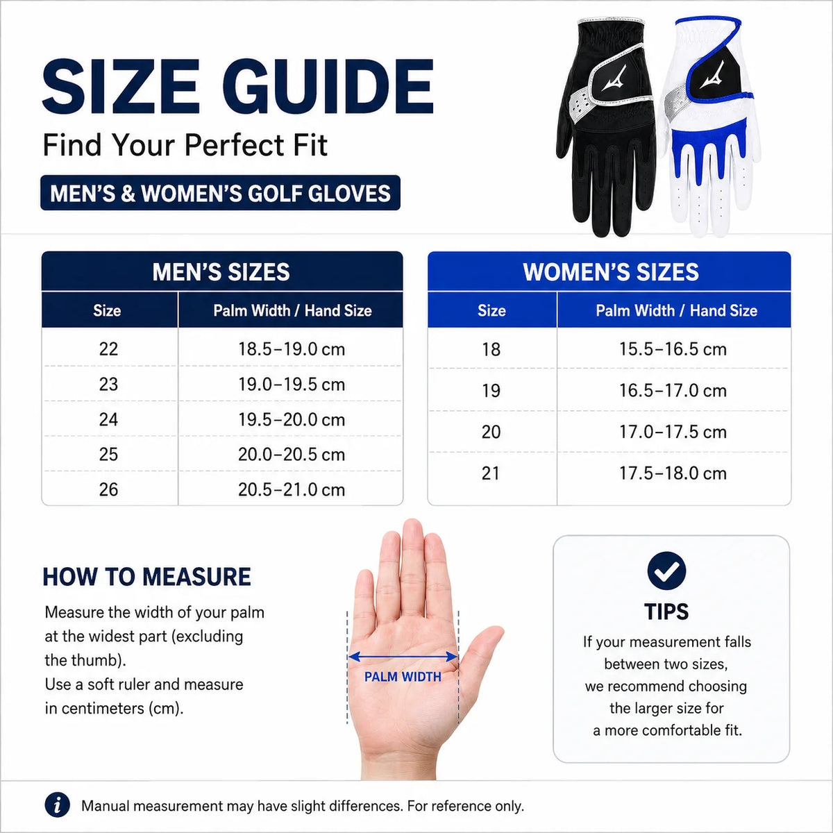 Mizuno Men's Golf Gloves 5MAML21009 / 5MAML21027