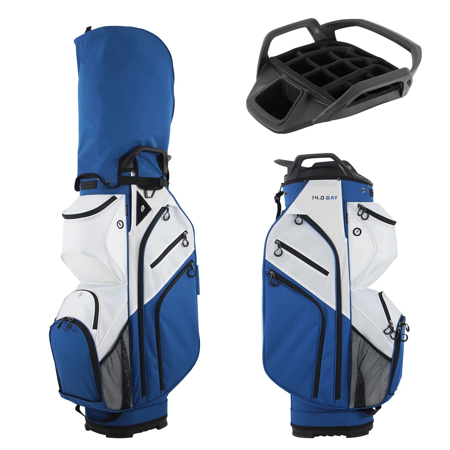 Ultra Lightweight Golf Cart Bag, 15-Way Top Divider Golf Club Bag, Nylon Material, Lightweight Only 2.6KG / 5.73 Lbs
